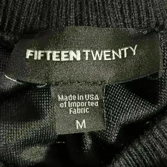 FifteenTwenty Black Fuzzy Soft Sweater Size Medium - Picture 6 of 8